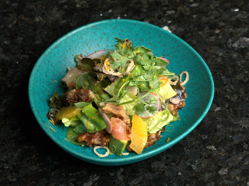 KAYA Bahrain Food Menu CRISPY DUCK SALAD (P)