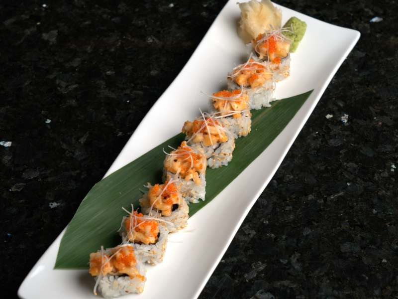 KAYA Bahrain Food Menu Melted scallop roll