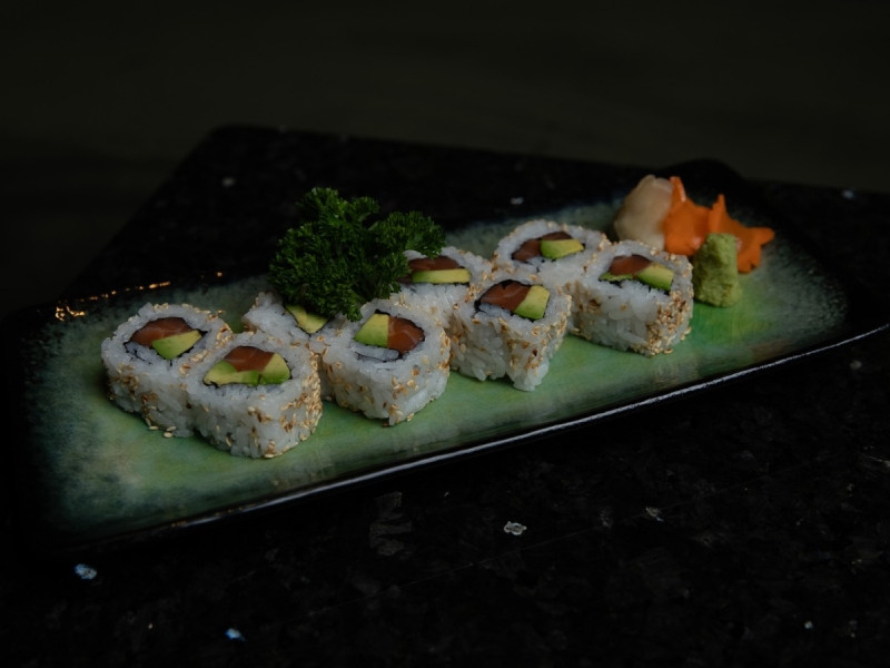 KAYA Bahrain Food Menu SALMON AVOCADO ROLL