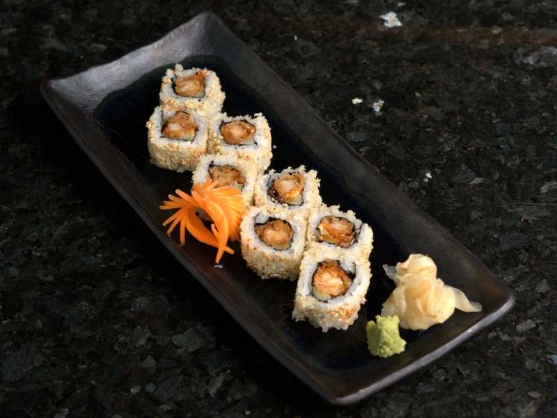 KAYA Bahrain Food Menu TEMPURA SHRIMP ROLL